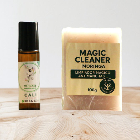Magic Cleaner Moringa 100 gr y serum macadamia Limpiadores Antimnachas